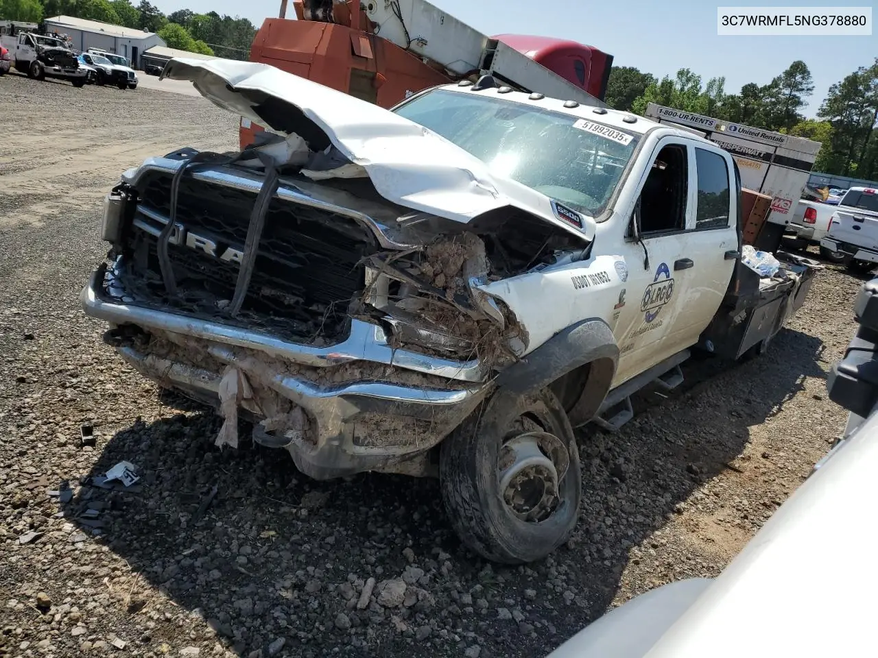 2022 Ram 5500 VIN: 3C7WRMFL5NG378880 Lot: 51992035