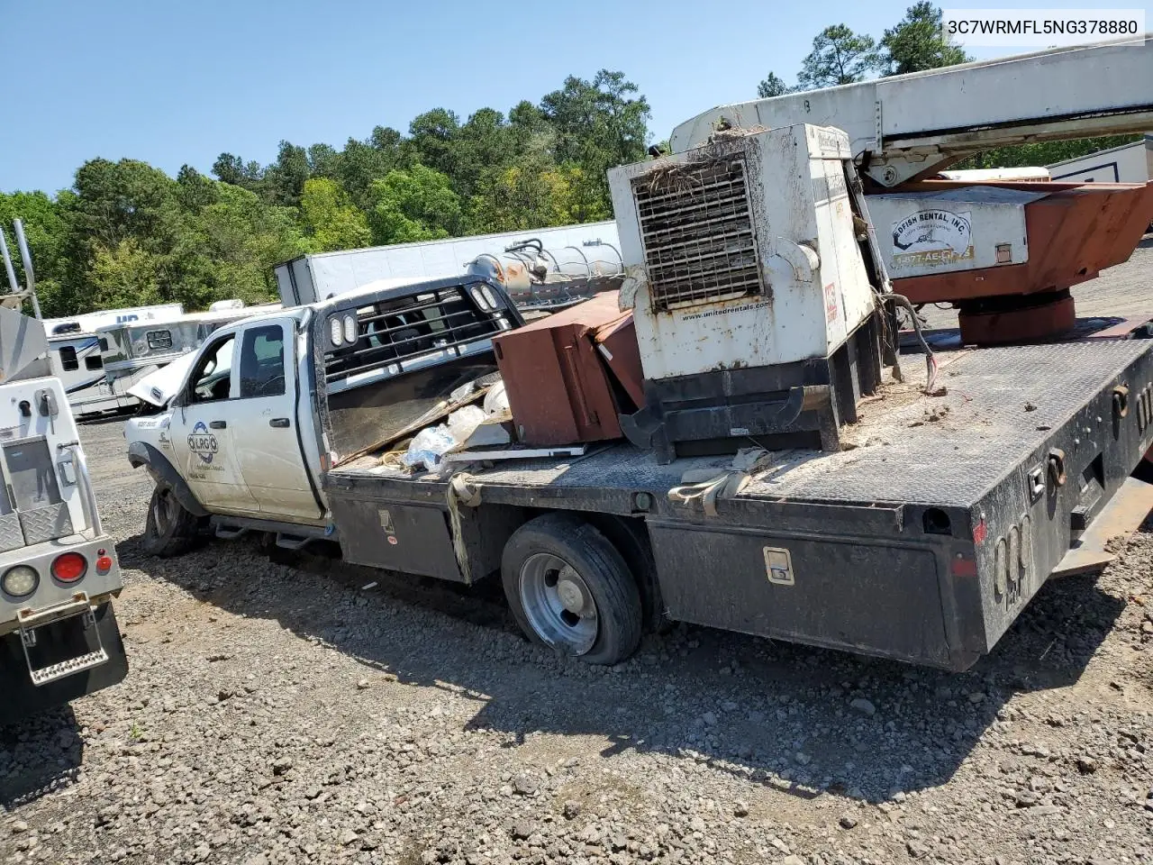 2022 Ram 5500 VIN: 3C7WRMFL5NG378880 Lot: 51992035