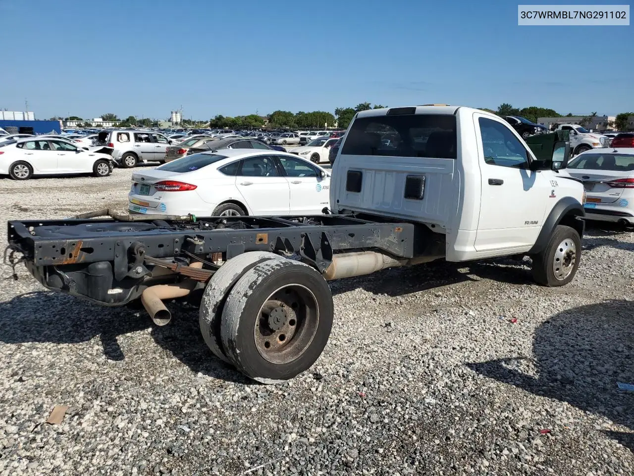 2022 Ram 5500 VIN: 3C7WRMBL7NG291102 Lot: 56583415