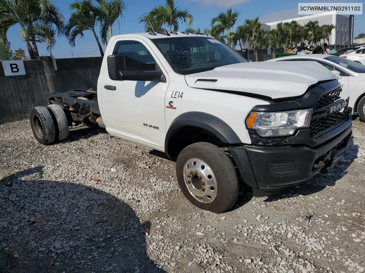 2022 Ram 5500 VIN: 3C7WRMBL7NG291102 Lot: 56583415