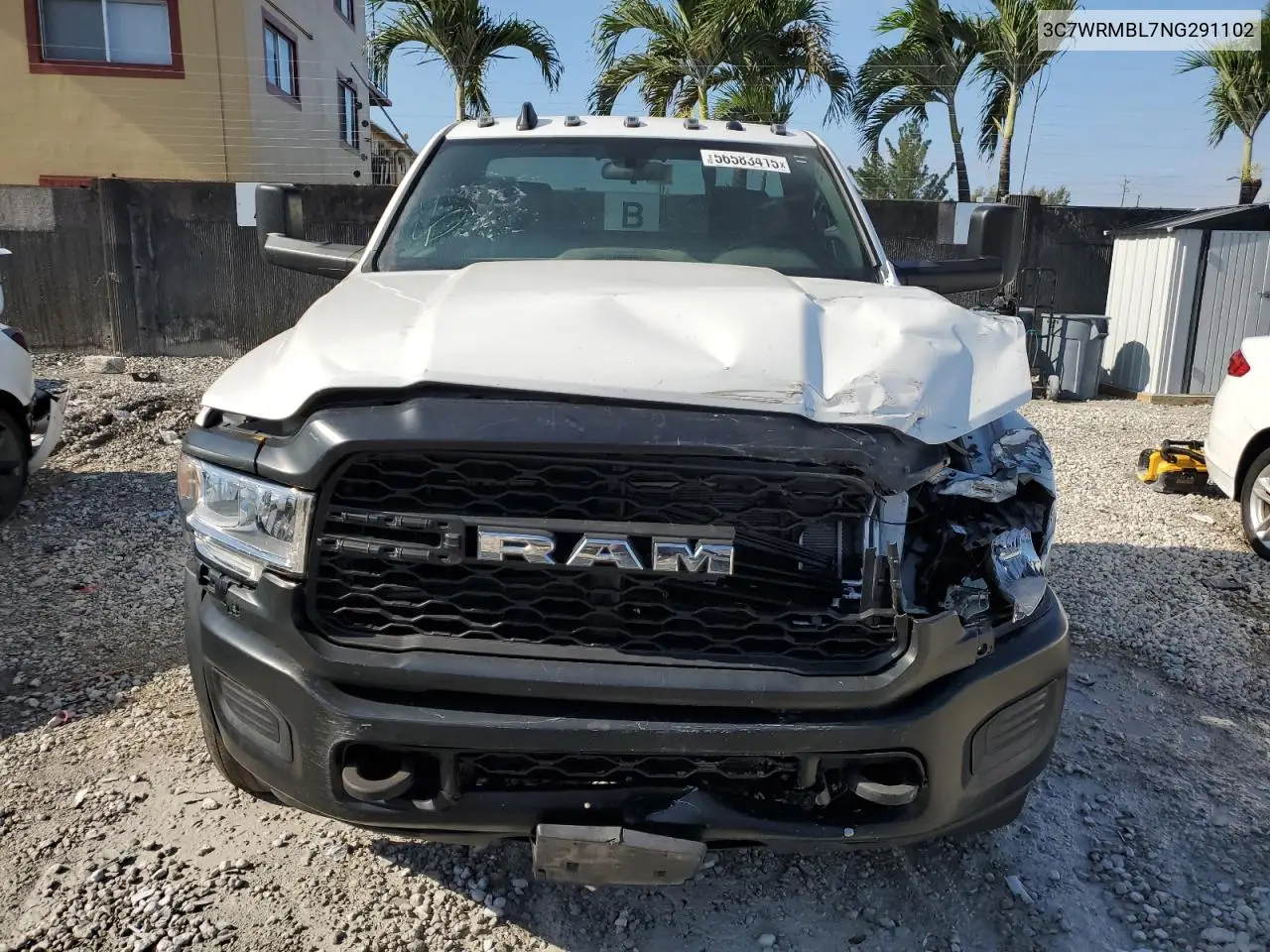 2022 Ram 5500 VIN: 3C7WRMBL7NG291102 Lot: 56583415