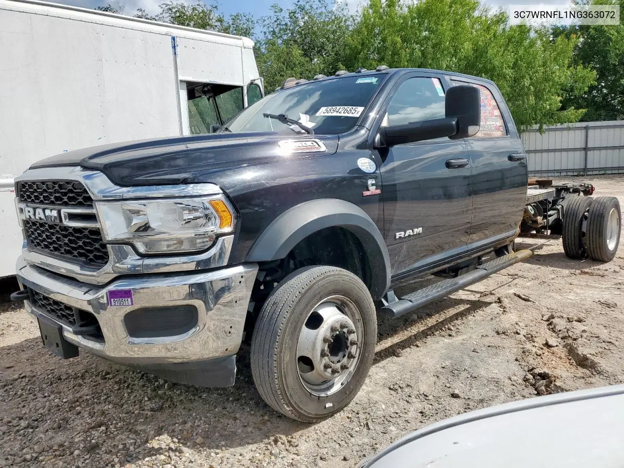 2022 Ram 5500 VIN: 3C7WRNFL1NG363072 Lot: 58942685