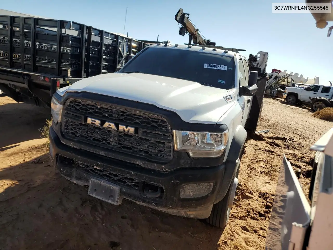 2022 Ram 5500 VIN: 3C7WRNFL4NG255545 Lot: 66488854