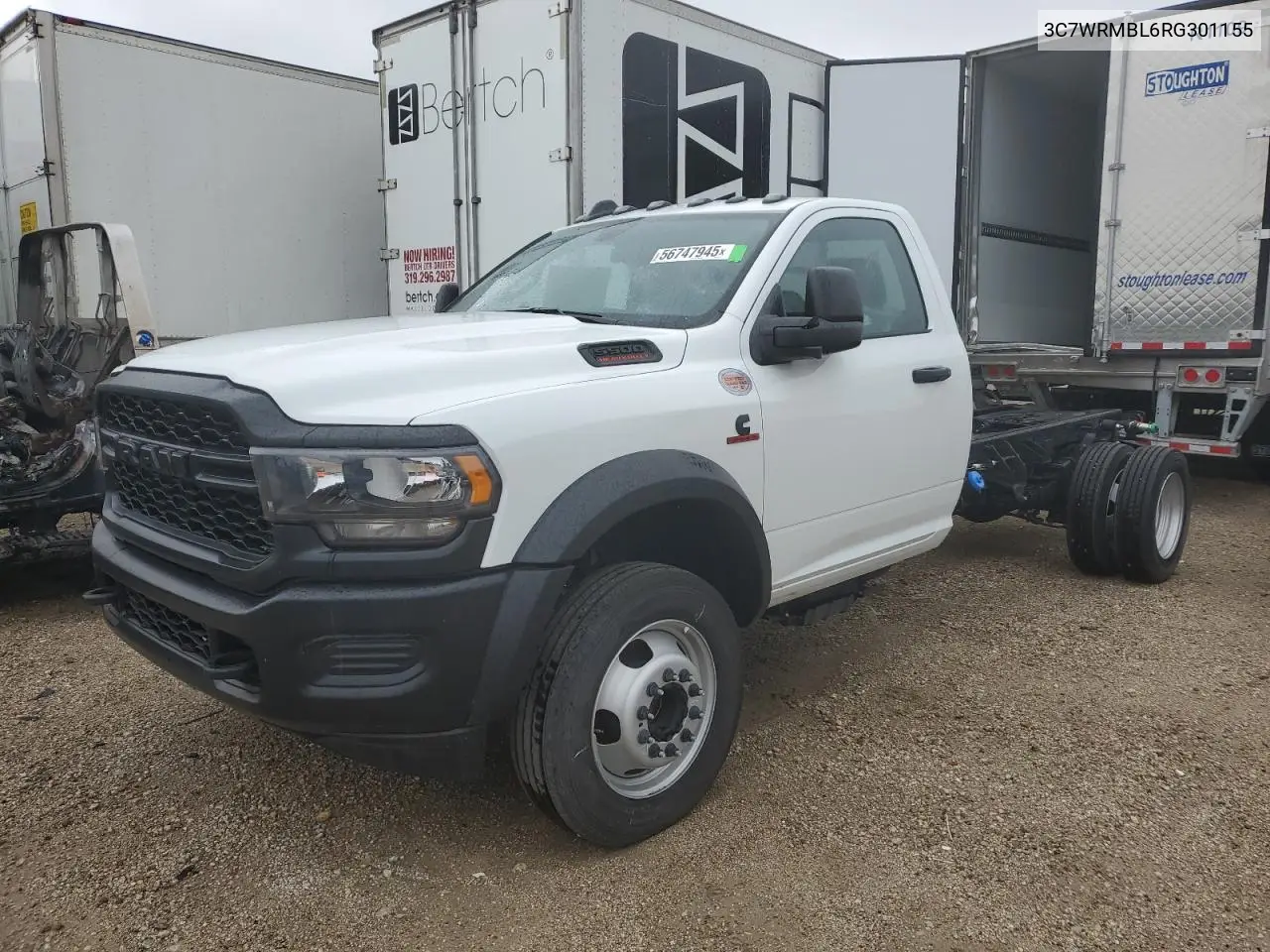 2024 Ram 5500 VIN: 3C7WRMBL6RG301155 Lot: 56747945