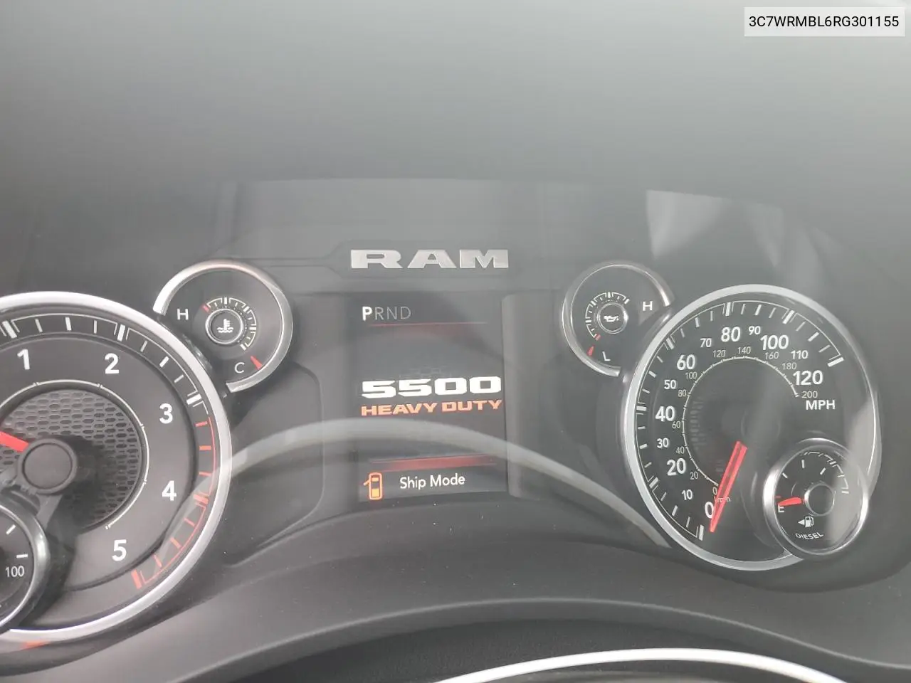 2024 Ram 5500 VIN: 3C7WRMBL6RG301155 Lot: 56747945