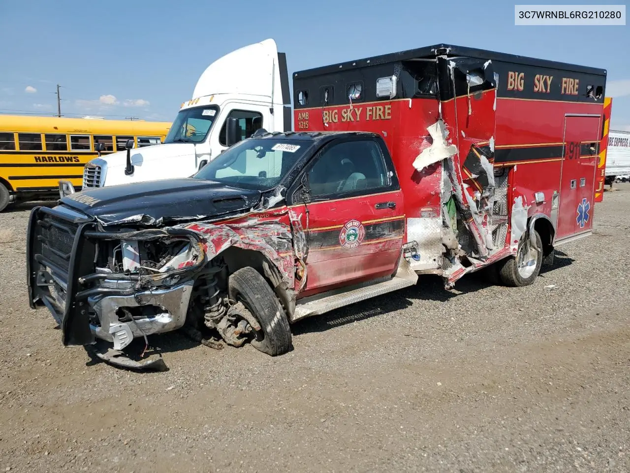 2024 Ram 5500 VIN: 3C7WRNBL6RG210280 Lot: 61174065
