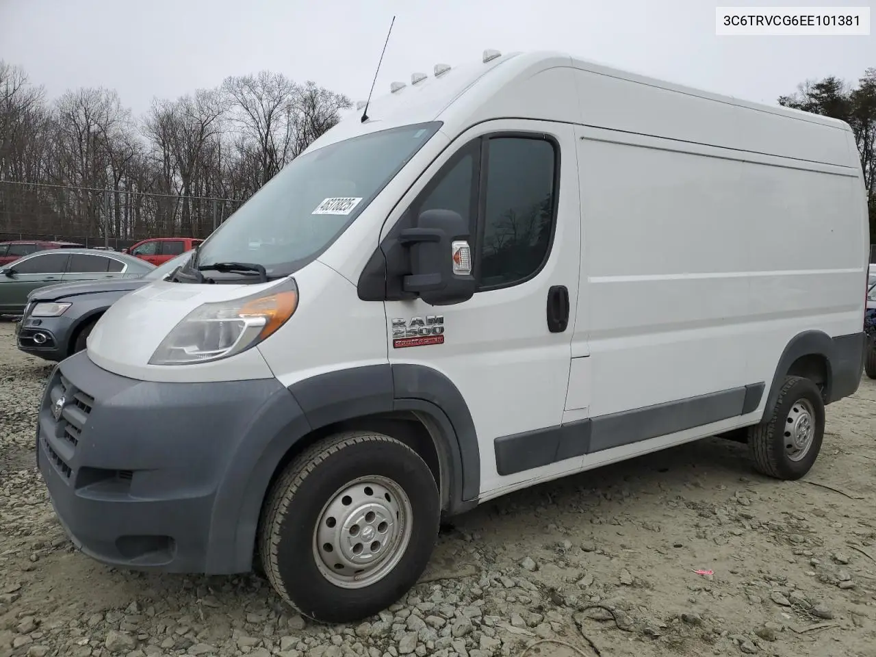 2014 Ram Promaster 2500 2500 High VIN: 3C6TRVCG6EE101381 Lot: 46378825