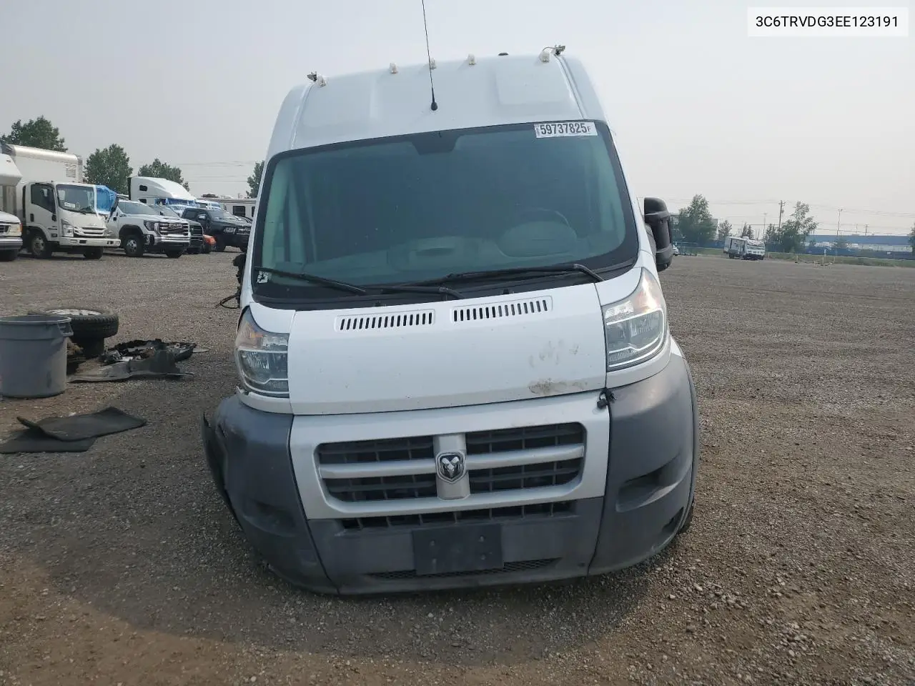 2014 Ram Promaster 2500 2500 High VIN: 3C6TRVDG3EE123191 Lot: 59737825