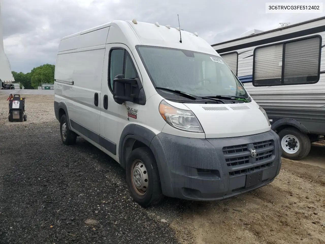 2015 Ram Promaster 2500 2500 High VIN: 3C6TRVCG3FE512402 Lot: 56626795