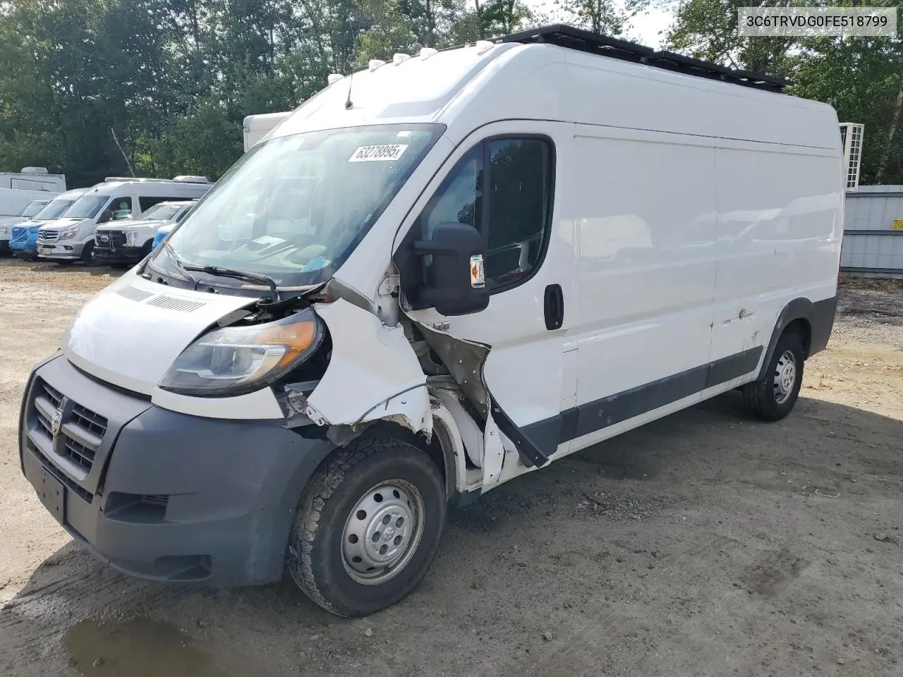 2015 Ram Promaster 2500 2500 High VIN: 3C6TRVDG0FE518799 Lot: 63278895
