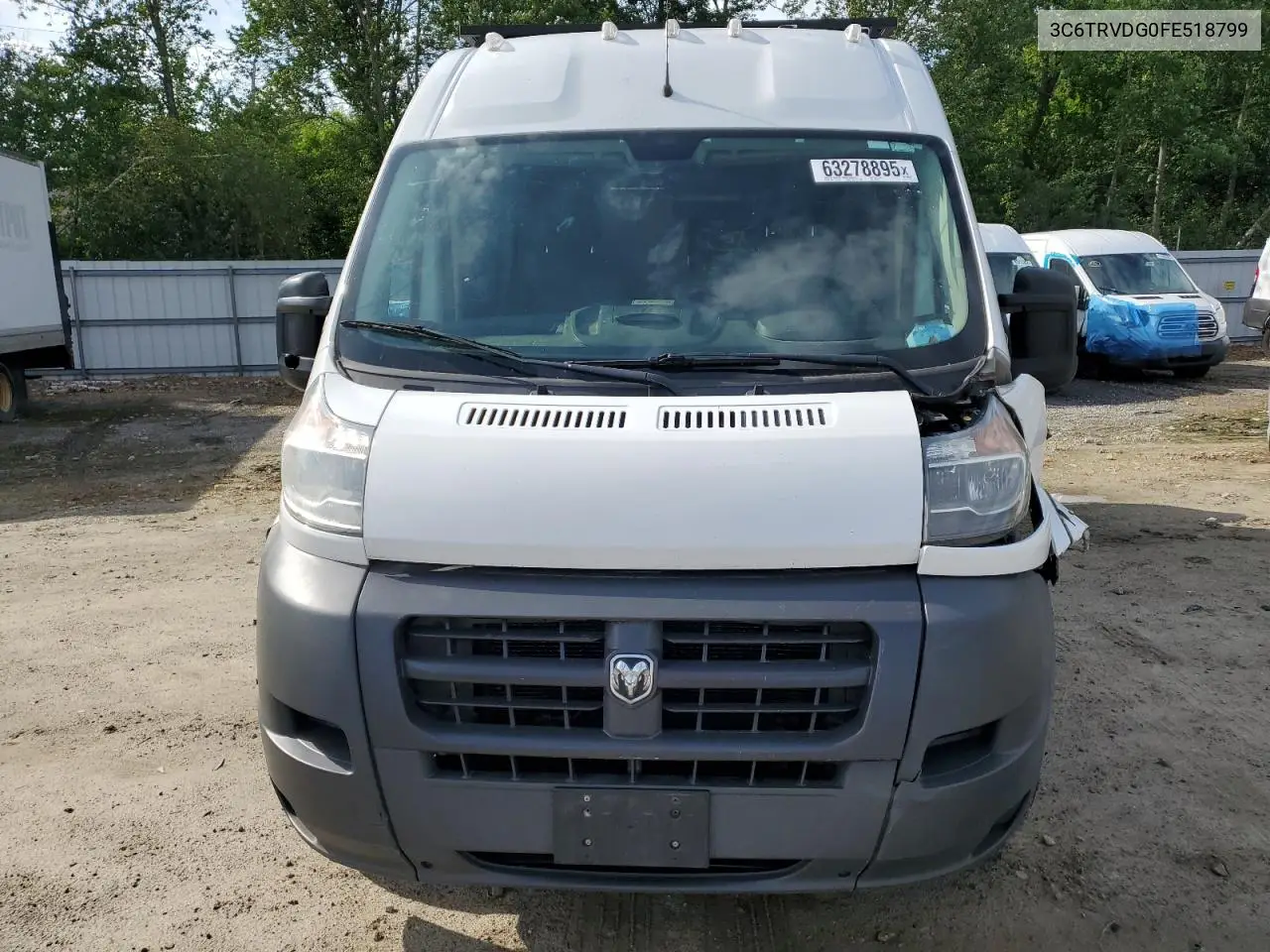 2015 Ram Promaster 2500 2500 High VIN: 3C6TRVDG0FE518799 Lot: 63278895