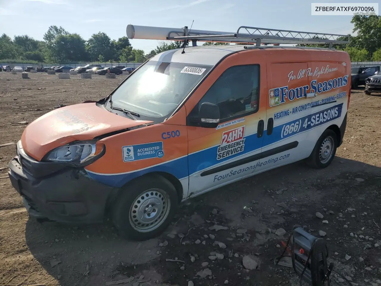 2015 Ram Promaster City VIN: ZFBERFATXF6970096 Lot: 63300835