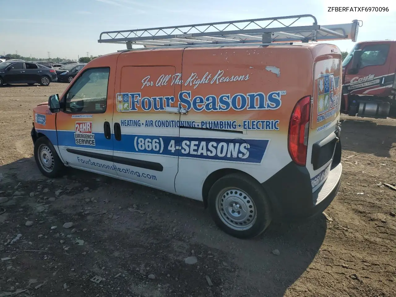 2015 Ram Promaster City VIN: ZFBERFATXF6970096 Lot: 63300835