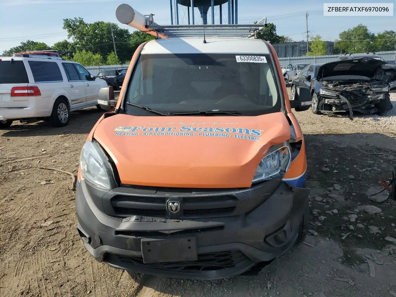 2015 Ram Promaster City VIN: ZFBERFATXF6970096 Lot: 63300835