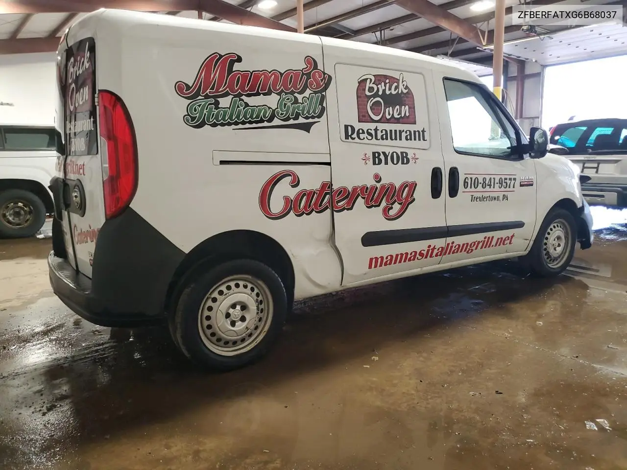 2016 Ram Promaster City VIN: ZFBERFATXG6B68037 Lot: 47741825