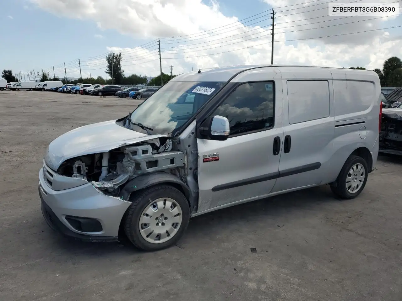 2016 Ram Promaster City Slt VIN: ZFBERFBT3G6B08390 Lot: 56027605