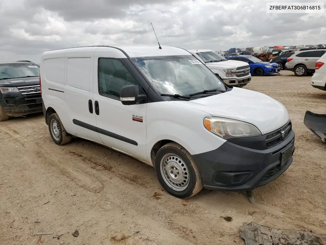 2016 Ram Promaster City VIN: ZFBERFAT3G6B16815 Lot: 62231965