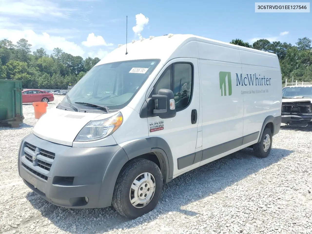 2016 Ram Promaster 2500 2500 High VIN: 3C6TRVDG1EE127546 Lot: 63266795