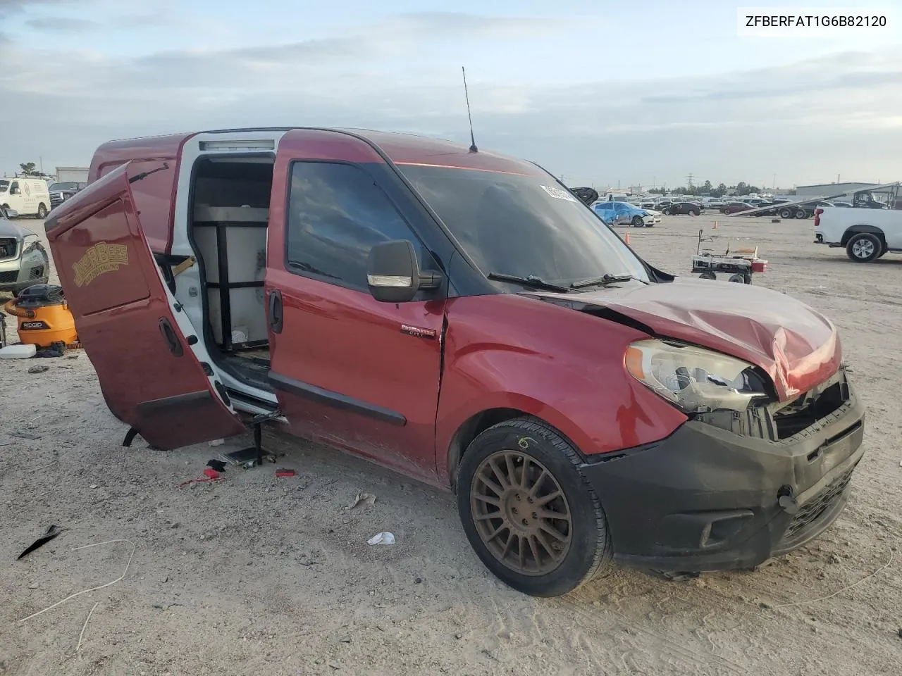 2016 Ram Promaster City VIN: ZFBERFAT1G6B82120 Lot: 85819574