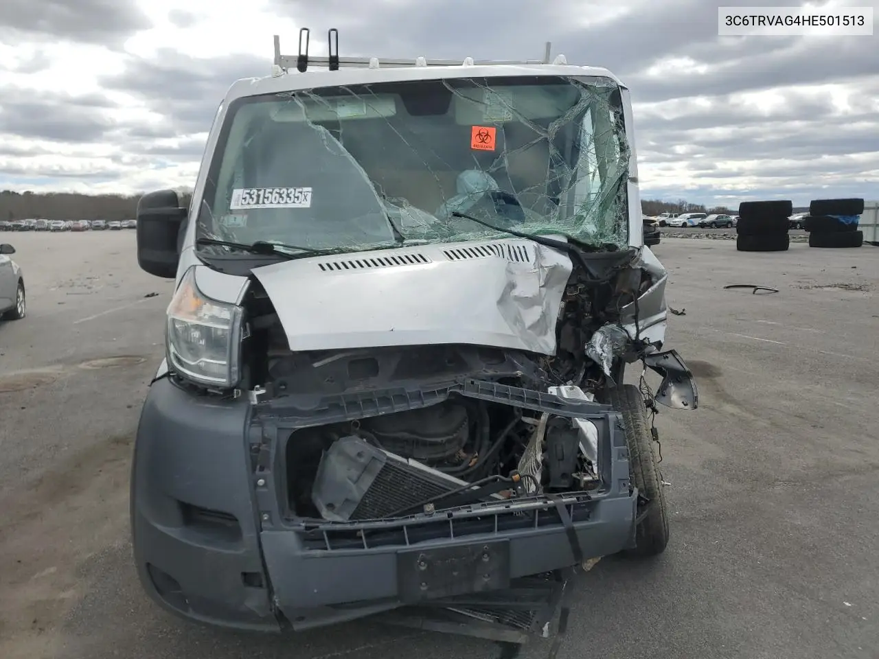 2017 Ram Promaster 1500 1500 Standard VIN: 3C6TRVAG4HE501513 Lot: 53156335