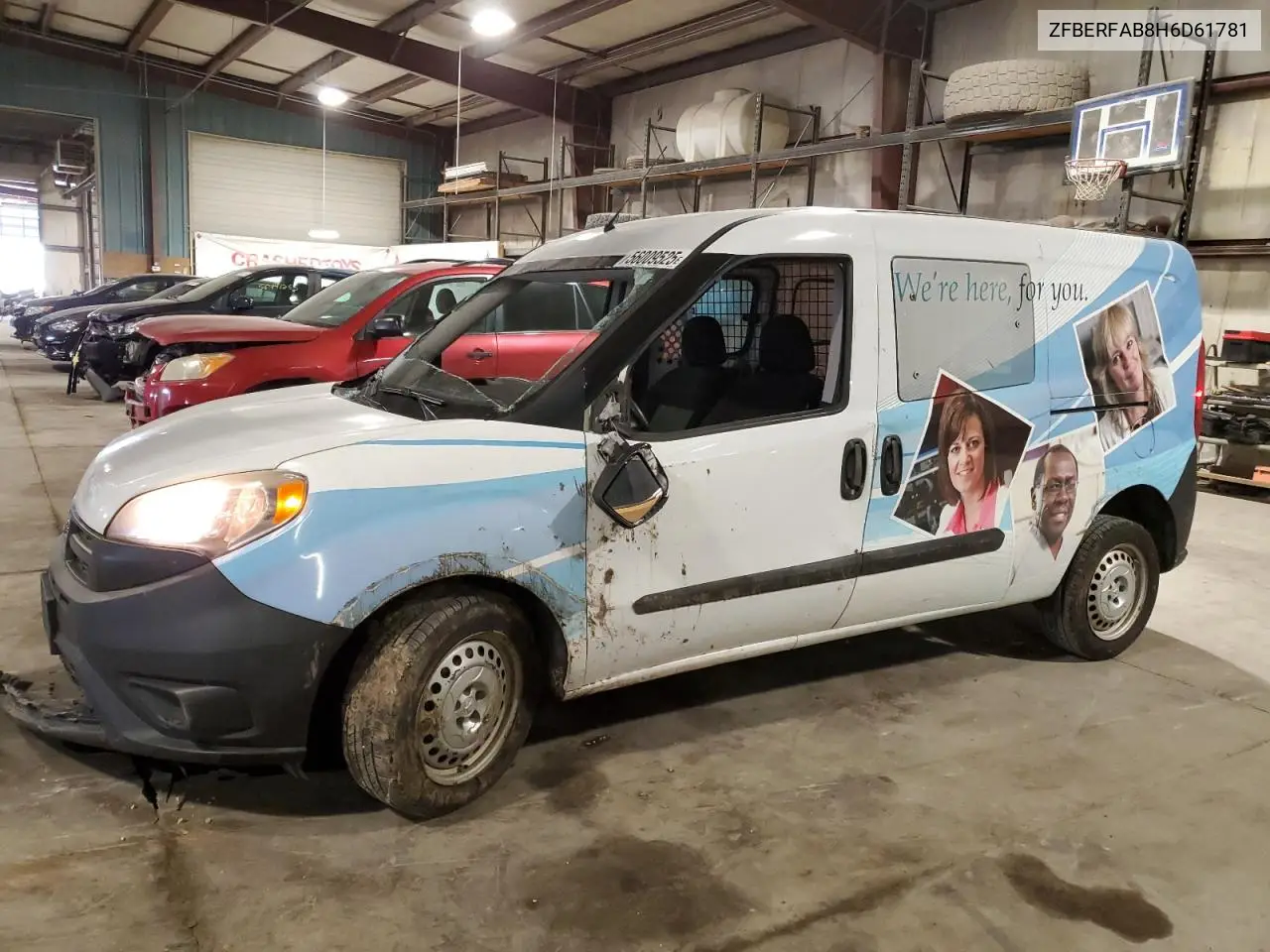 2017 Ram Promaster City VIN: ZFBERFAB8H6D61781 Lot: 56009525