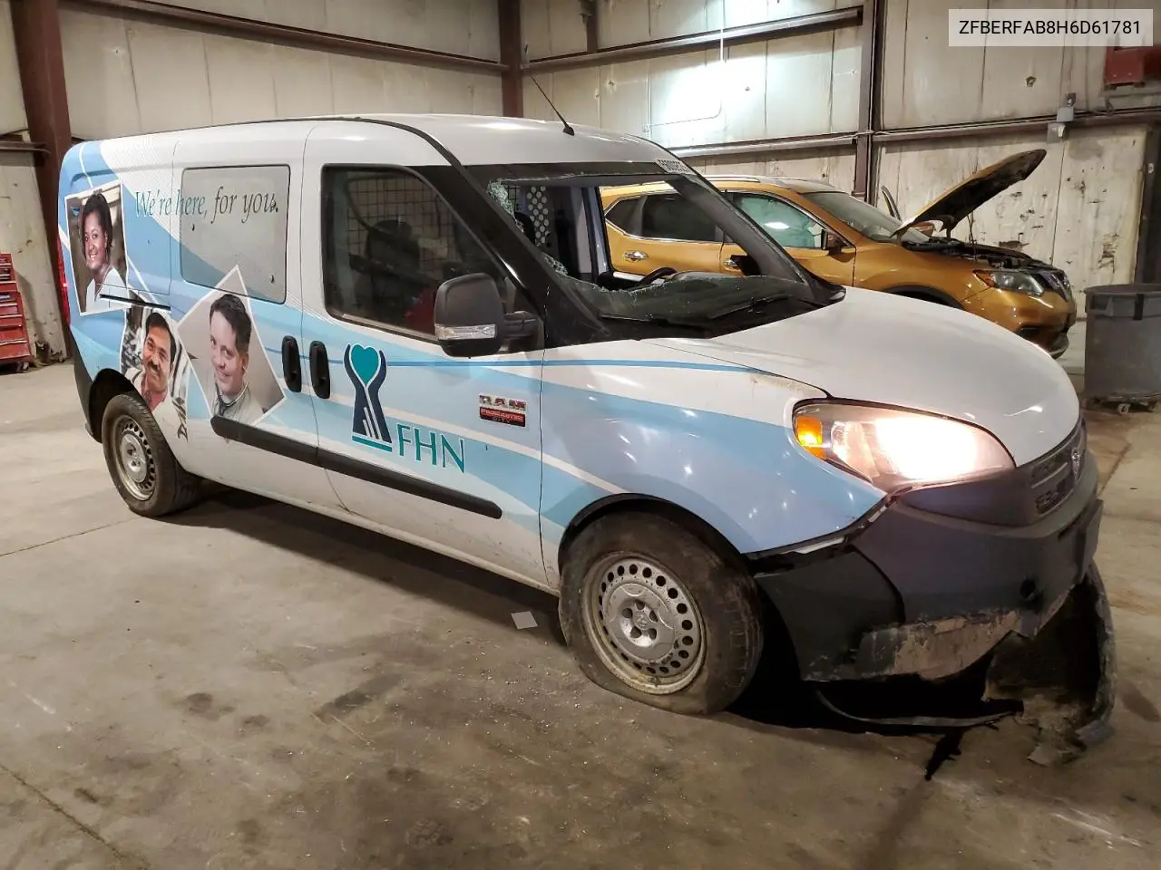 2017 Ram Promaster City VIN: ZFBERFAB8H6D61781 Lot: 56009525