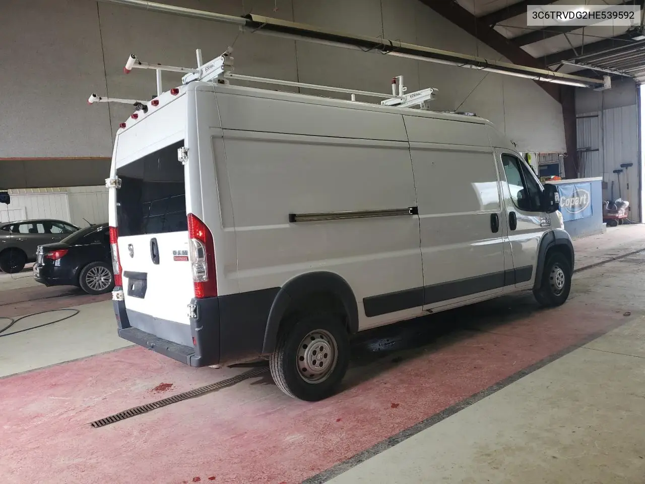 2017 Ram Promaster 2500 2500 High VIN: 3C6TRVDG2HE539592 Lot: 56537875