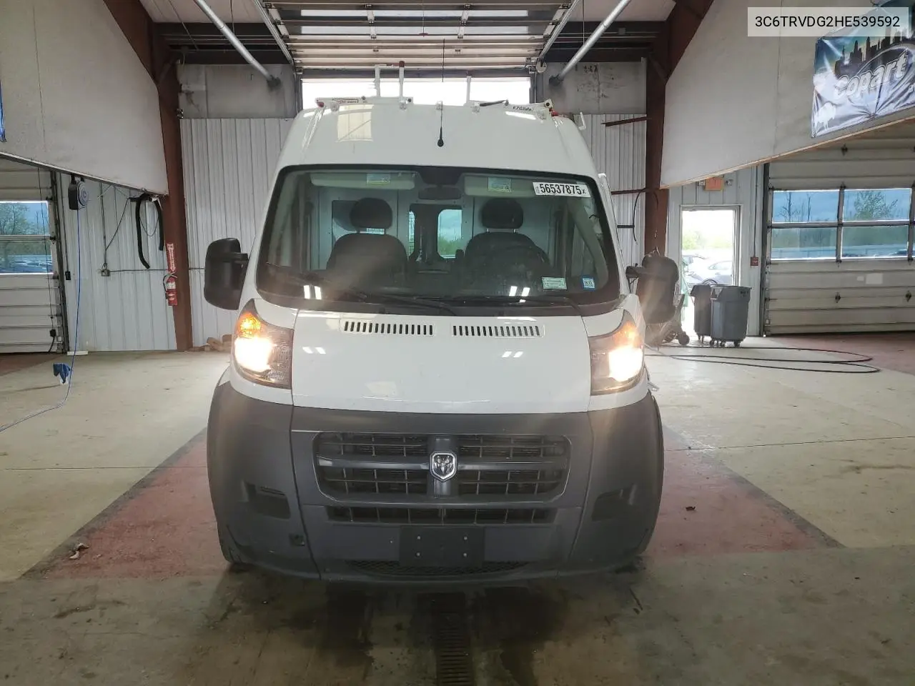 2017 Ram Promaster 2500 2500 High VIN: 3C6TRVDG2HE539592 Lot: 56537875