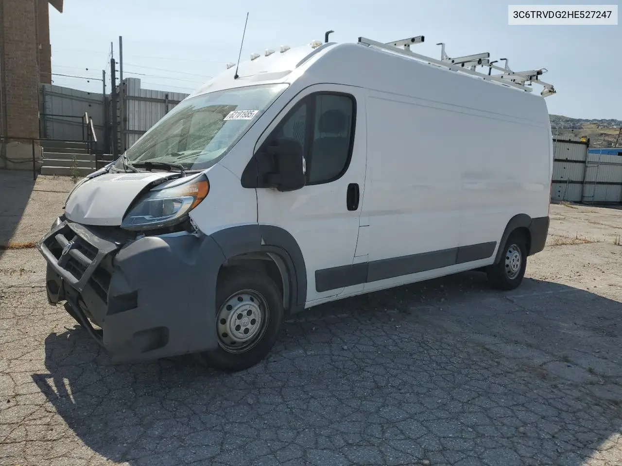 2017 Ram Promaster 2500 2500 High VIN: 3C6TRVDG2HE527247 Lot: 62101985
