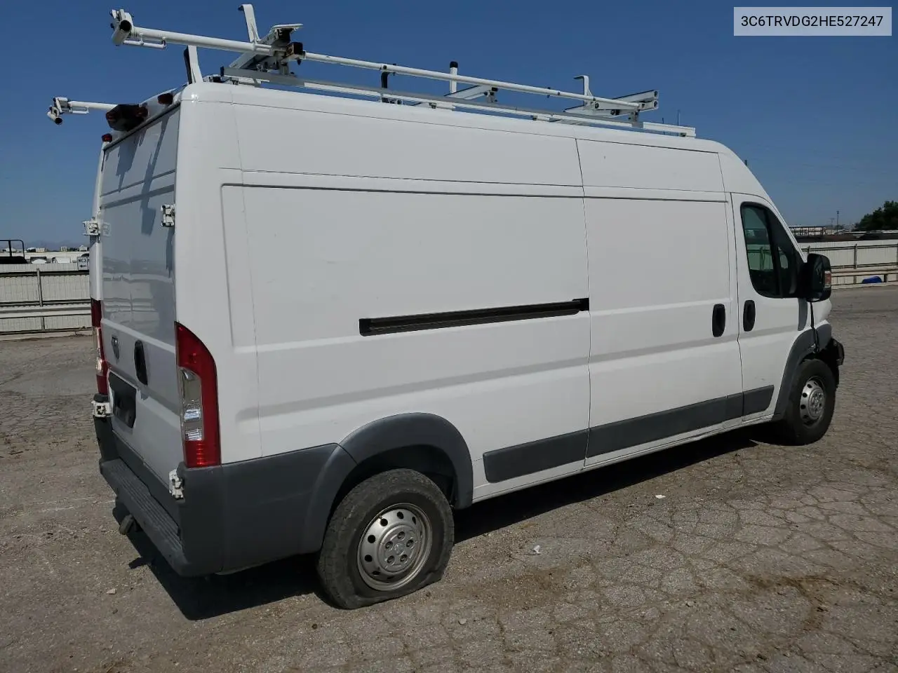 2017 Ram Promaster 2500 2500 High VIN: 3C6TRVDG2HE527247 Lot: 62101985