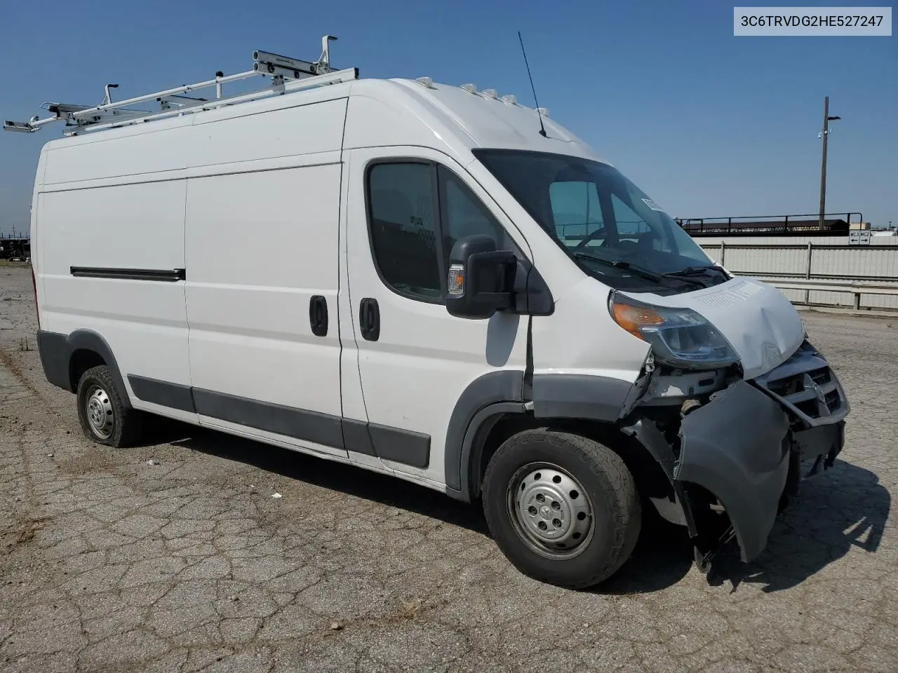 2017 Ram Promaster 2500 2500 High VIN: 3C6TRVDG2HE527247 Lot: 62101985