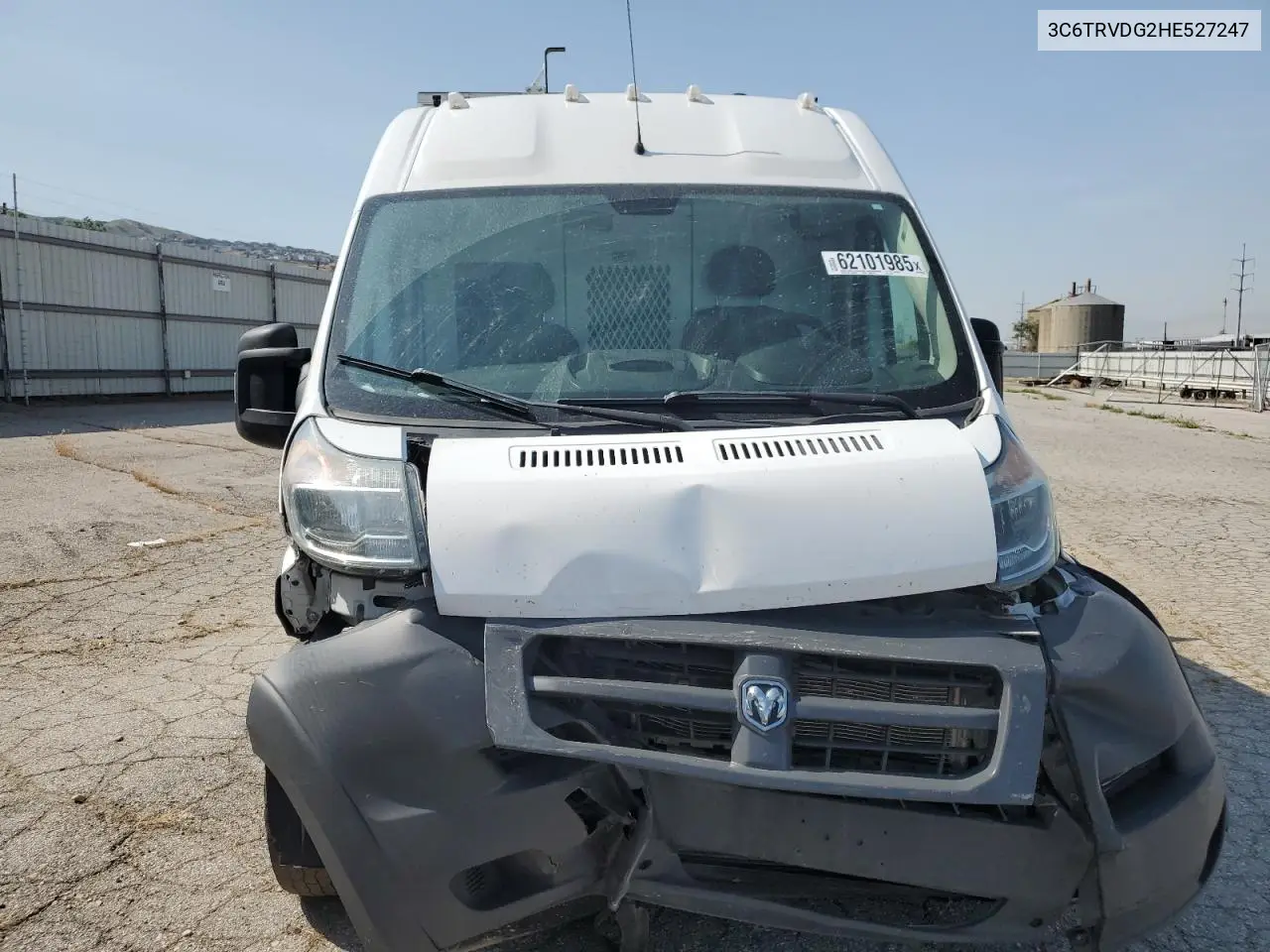 2017 Ram Promaster 2500 2500 High VIN: 3C6TRVDG2HE527247 Lot: 62101985
