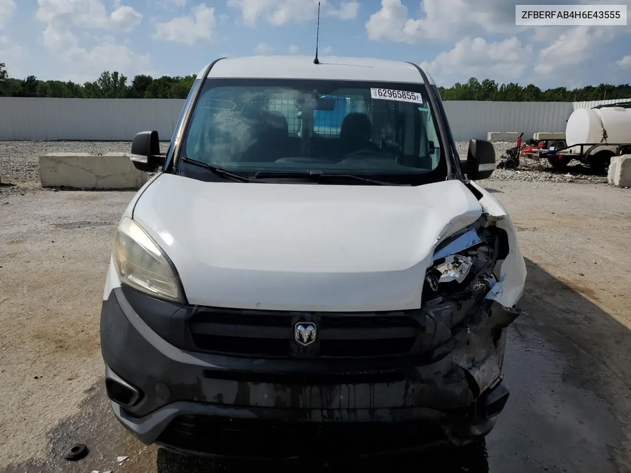 2017 Ram Promaster City VIN: ZFBERFAB4H6E43555 Lot: 62965855