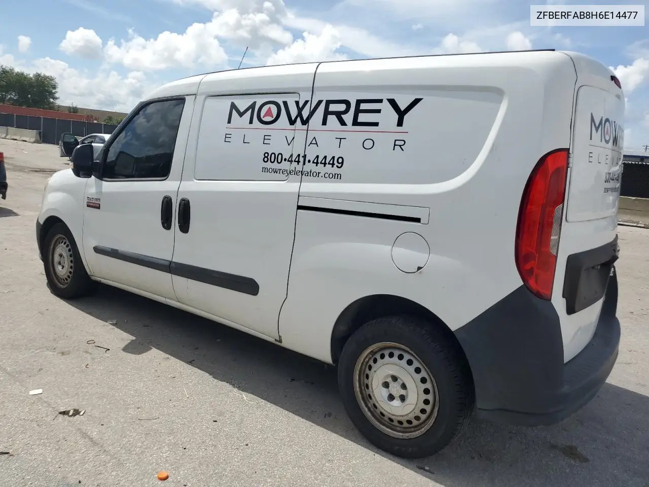 2017 Ram Promaster City VIN: ZFBERFAB8H6E14477 Lot: 63458135