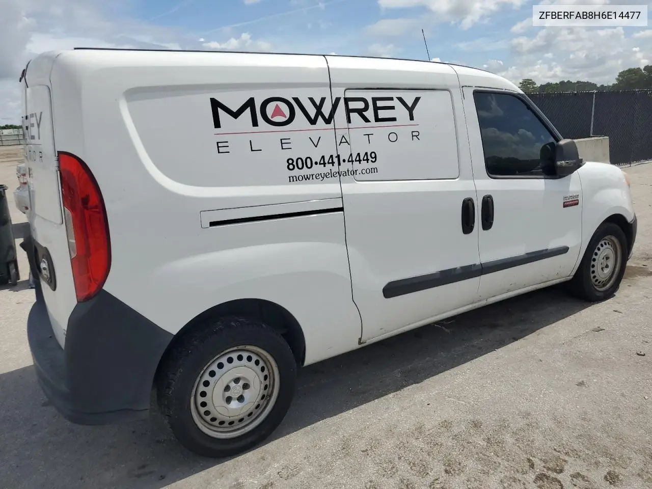 2017 Ram Promaster City VIN: ZFBERFAB8H6E14477 Lot: 63458135