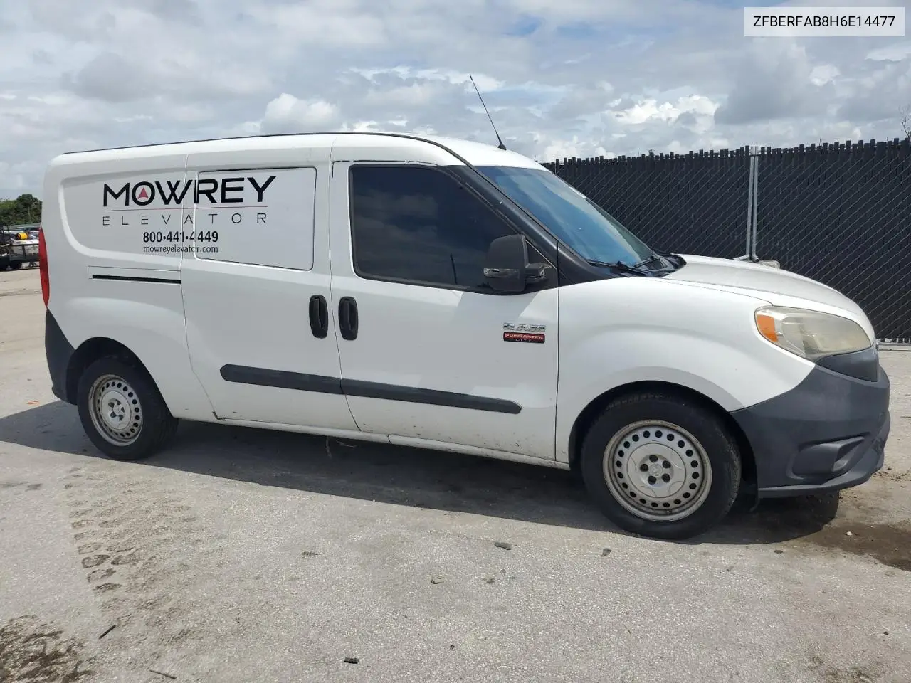 2017 Ram Promaster City VIN: ZFBERFAB8H6E14477 Lot: 63458135