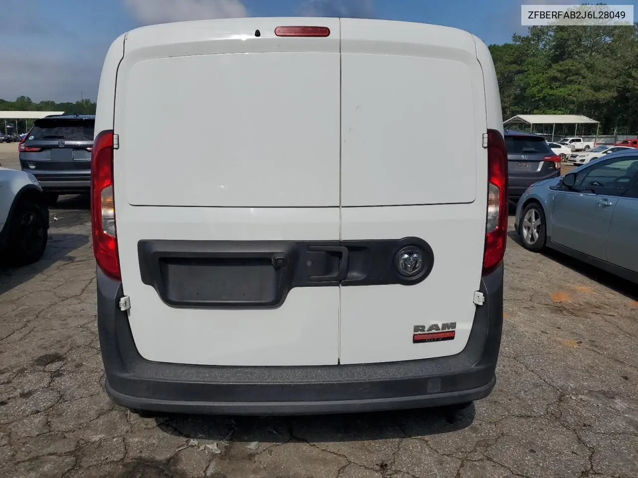 2018 Ram Promaster City VIN: ZFBERFAB2J6L28049 Lot: 55801255