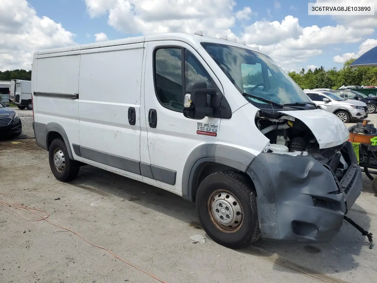 2018 Ram Promaster 1500 1500 Standard VIN: 3C6TRVAG8JE103890 Lot: 56372995