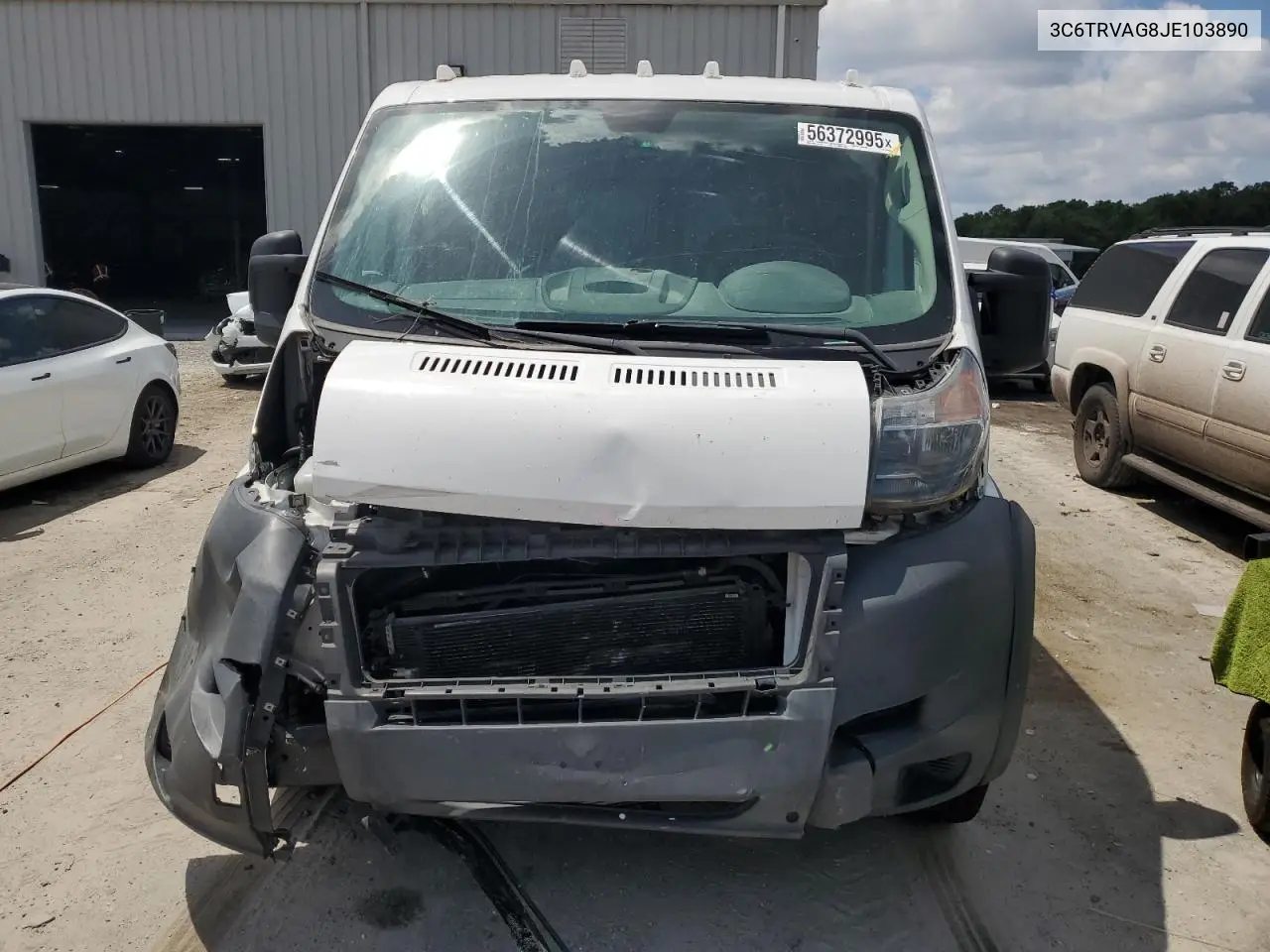 2018 Ram Promaster 1500 1500 Standard VIN: 3C6TRVAG8JE103890 Lot: 56372995