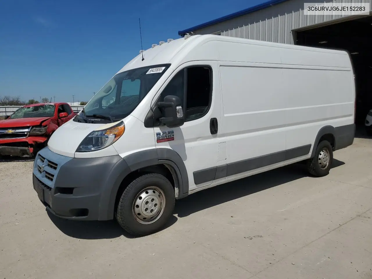 2018 Ram Promaster 3500 3500 High VIN: 3C6URVJG6JE152283 Lot: 56420855