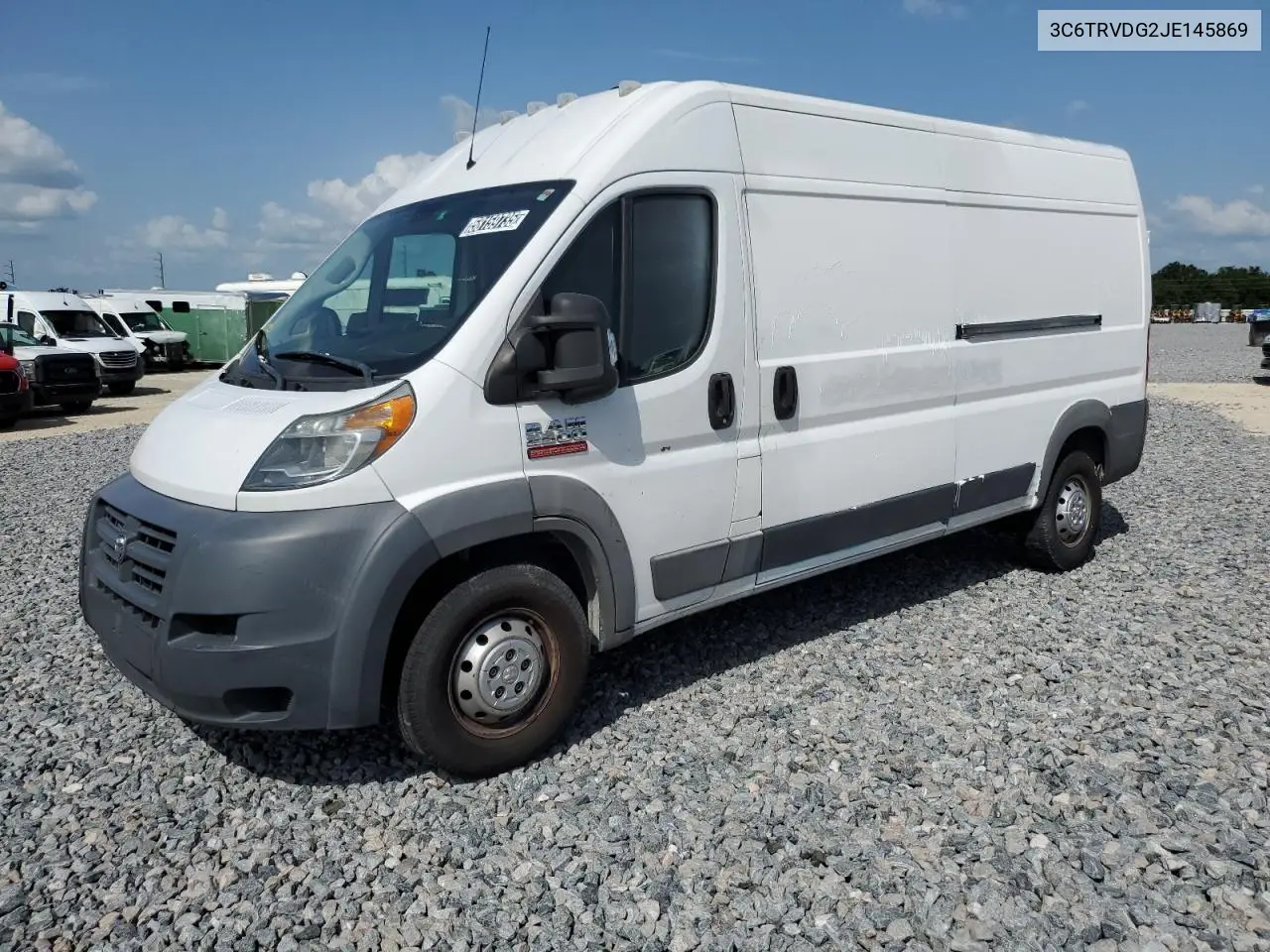 2018 Ram Promaster 2500 2500 High VIN: 3C6TRVDG2JE145869 Lot: 58159735