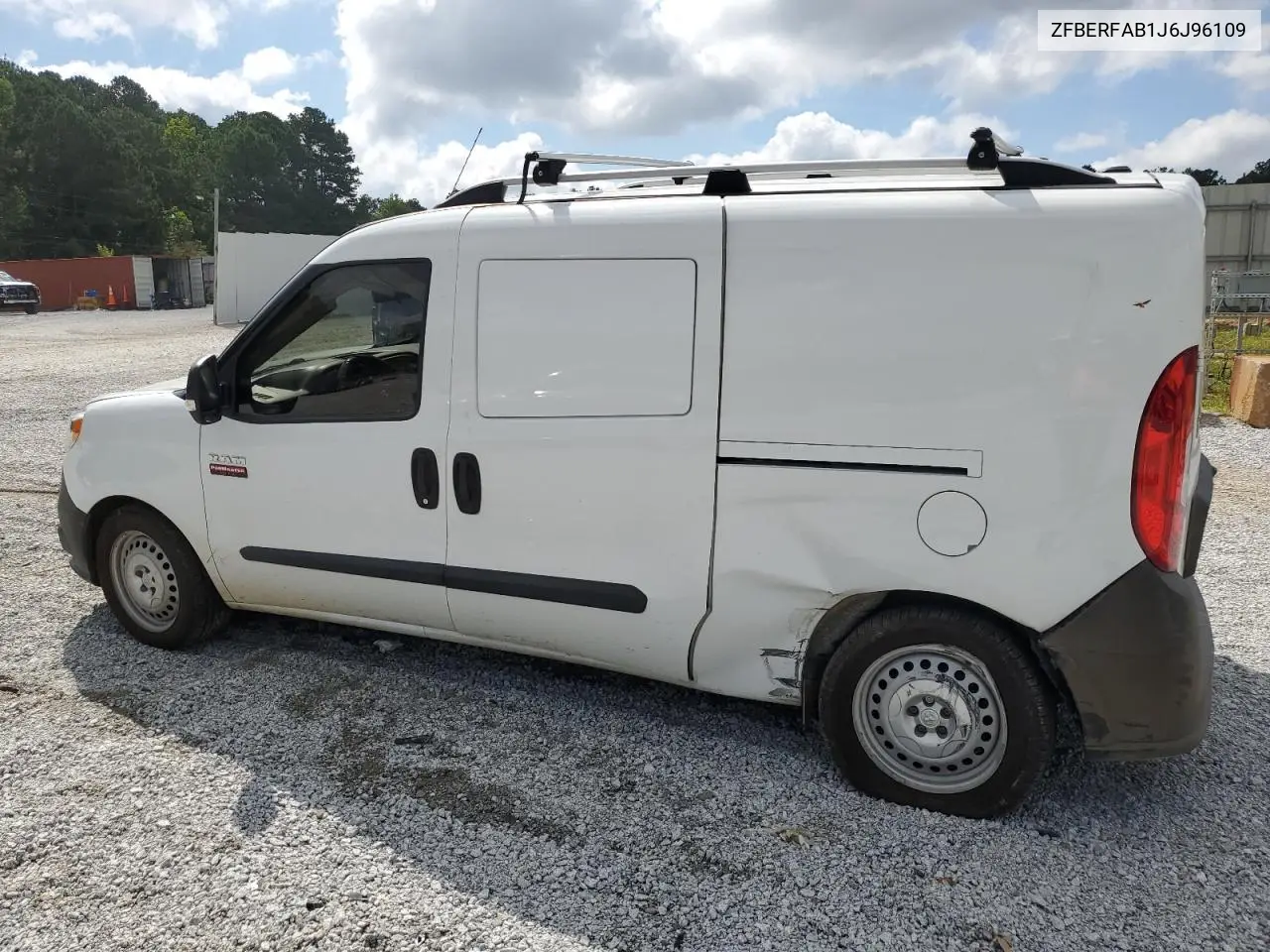 2018 Ram Promaster City VIN: ZFBERFAB1J6J96109 Lot: 63109775