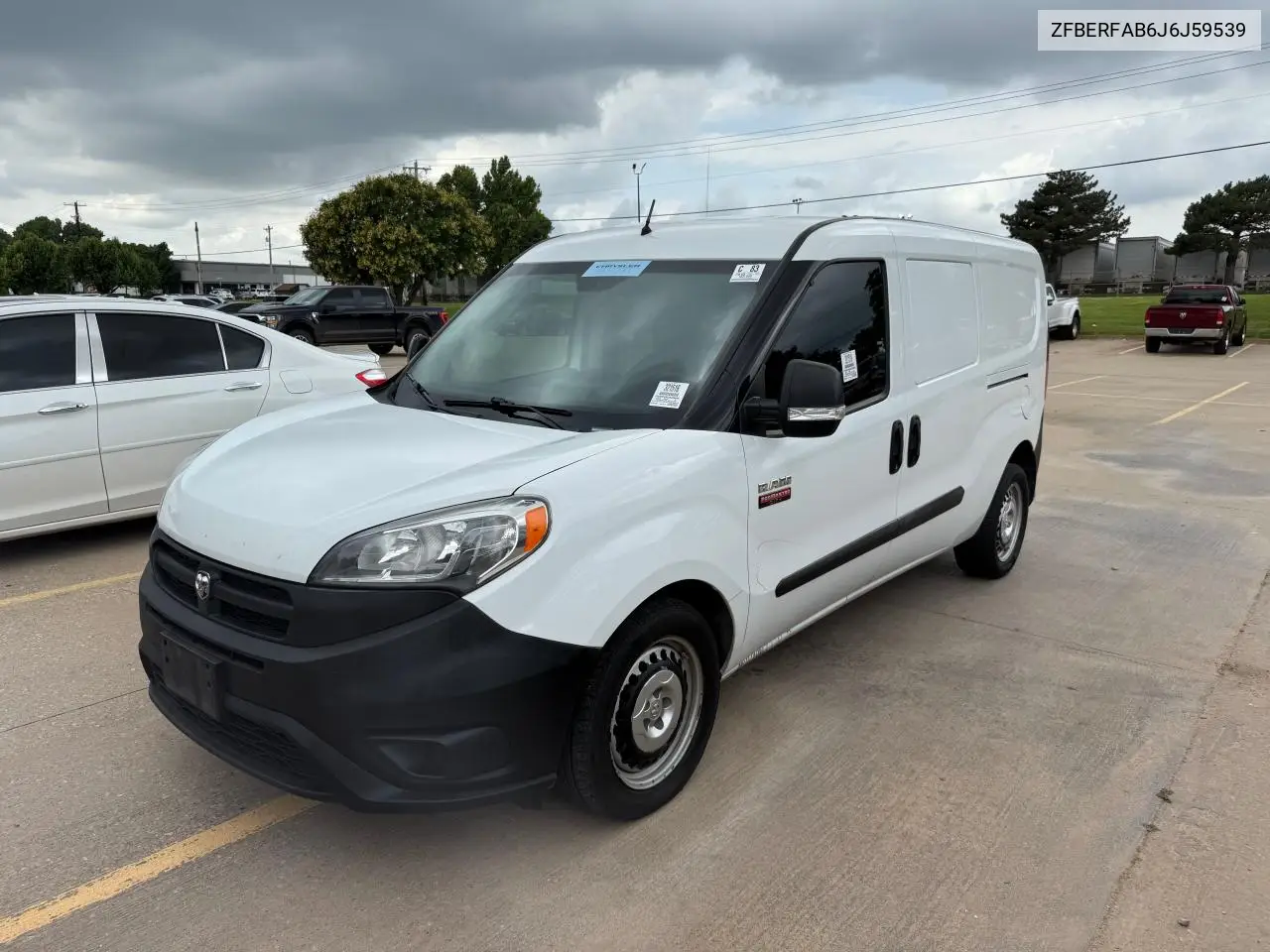 2018 Ram Promaster City VIN: ZFBERFAB6J6J59539 Lot: 63807925
