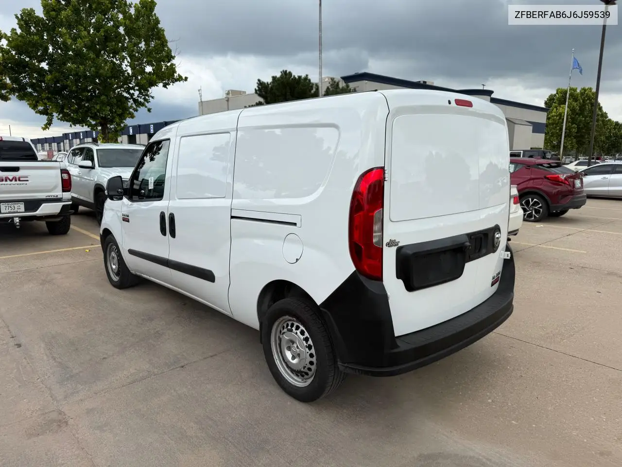 2018 Ram Promaster City VIN: ZFBERFAB6J6J59539 Lot: 63807925