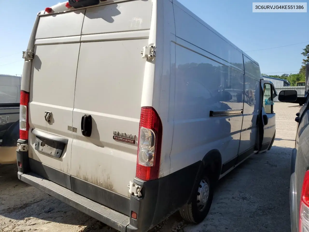 2019 Ram Promaster 3500 3500 High VIN: 3C6URVJG4KE551386 Lot: 53099265