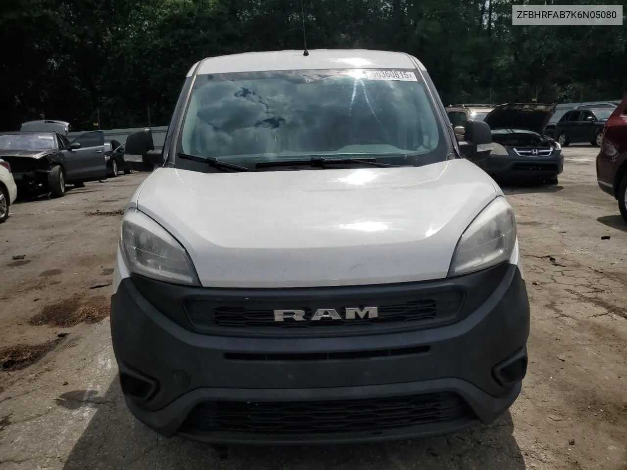 2019 Ram Promaster City VIN: ZFBHRFAB7K6N05080 Lot: 56360815