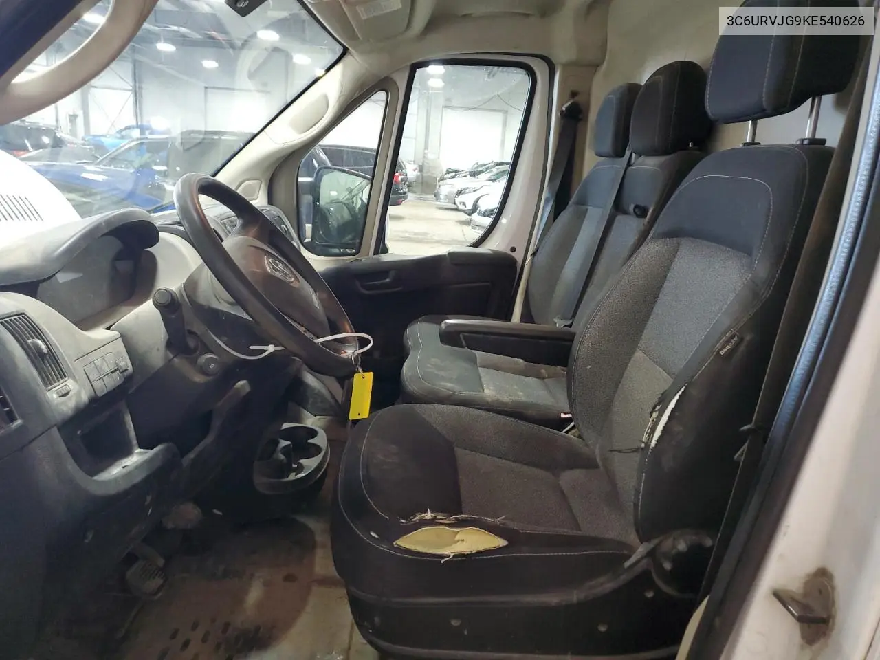 2019 Ram Promaster 3500 3500 High VIN: 3C6URVJG9KE540626 Lot: 56471295