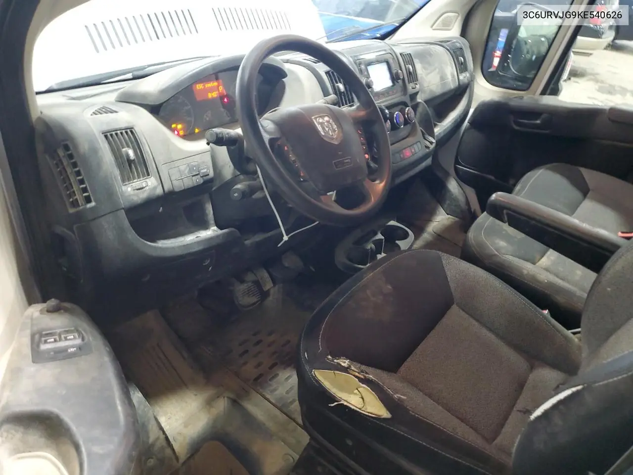 2019 Ram Promaster 3500 3500 High VIN: 3C6URVJG9KE540626 Lot: 56471295