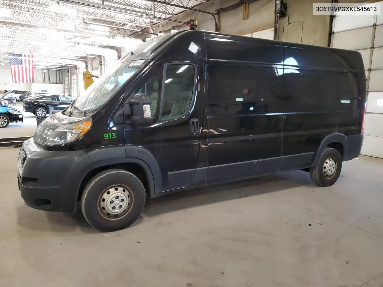 2019 Ram Promaster 2500 2500 High VIN: 3C6TRVPGXKE545613 Lot: 56519345