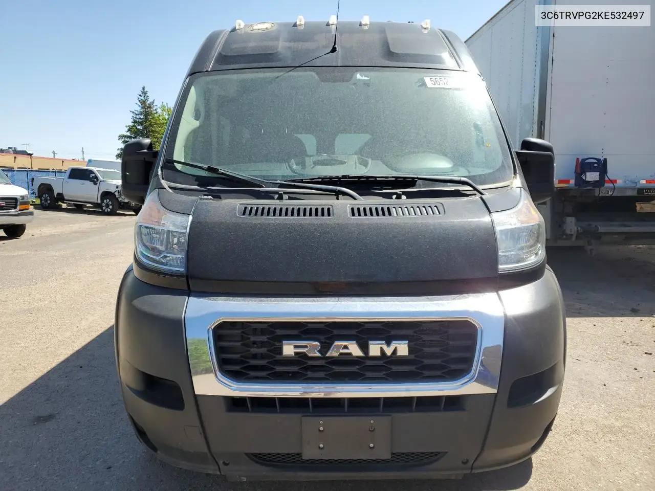 2019 Ram Promaster 2500 2500 High VIN: 3C6TRVPG2KE532497 Lot: 56520275